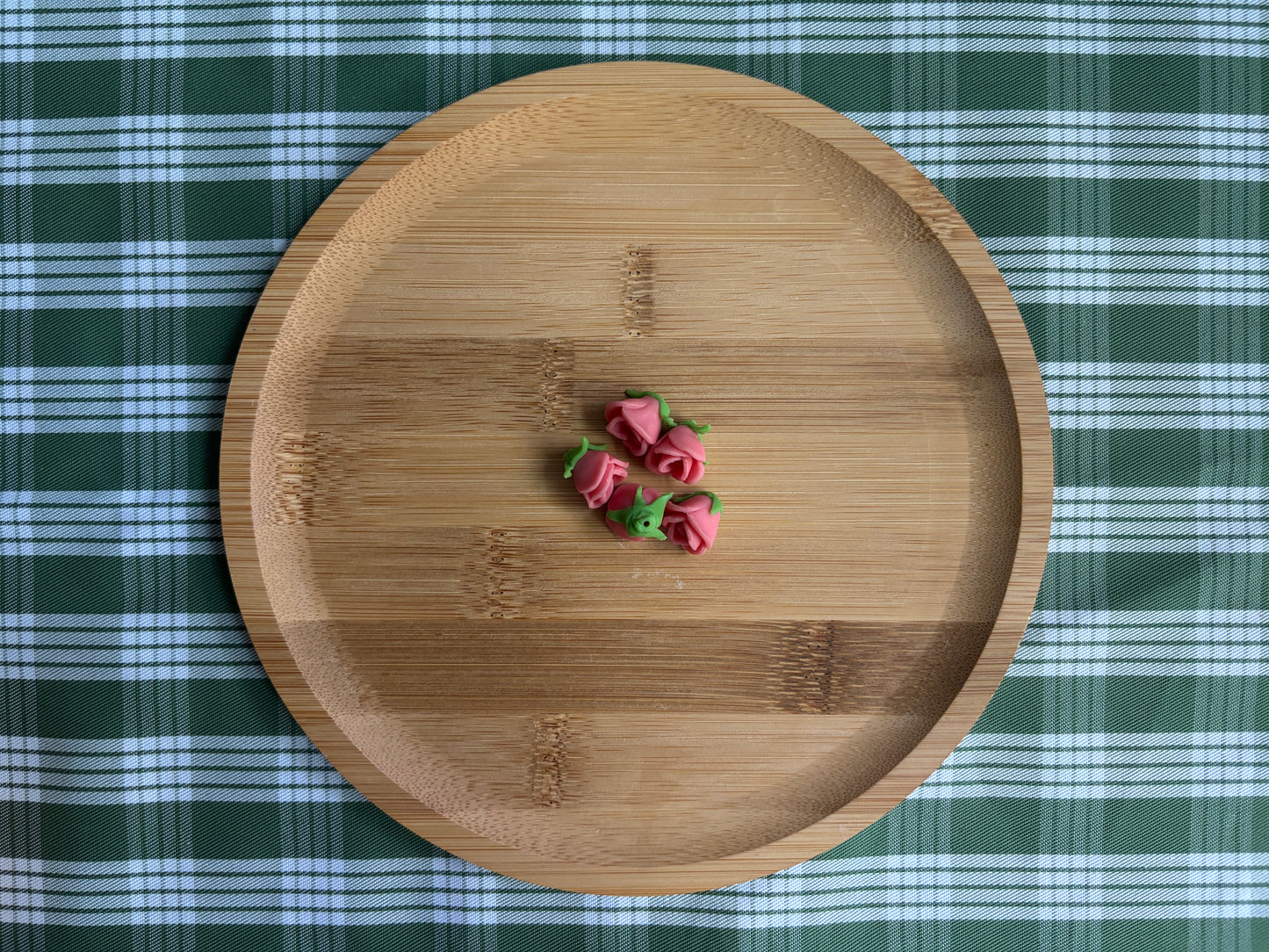 Handmade Polymer Clay Flower Beads